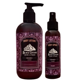 Black Canyon Pink Oleander Scented Body Lotion and Body Spray Set)