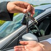 Pack of 3 Metal Keychains, Fashionable and Simple Keychains, Car