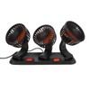 Three Head Car Fan 2 Speed Adjustable 360 Degree Rotation