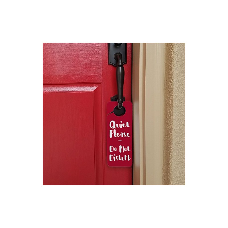GRAPHICS & MORE Quiet Please Do Not Disturb Plastic Door