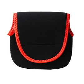 Reel Case Reel Pouch Neoprene Shimano Daiwa Reel Cover Protective Spinning Medium Size Black Red, red