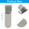 Waziaqoc 15 Pack Silver Pen Holder Clip, Metal, Transverse Style
