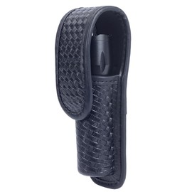 TAFTACFR Molded Flashlight Pouch Tactical Flashlight Holster with Hidden Snap Flash Light Case for Duty Belt