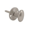 Lunn Hardware Satin Chrome Oval Thumb Turn for Security Bolt