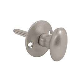 Lunn Hardware Satin Chrome Oval Thumb Turn for Security Bolt