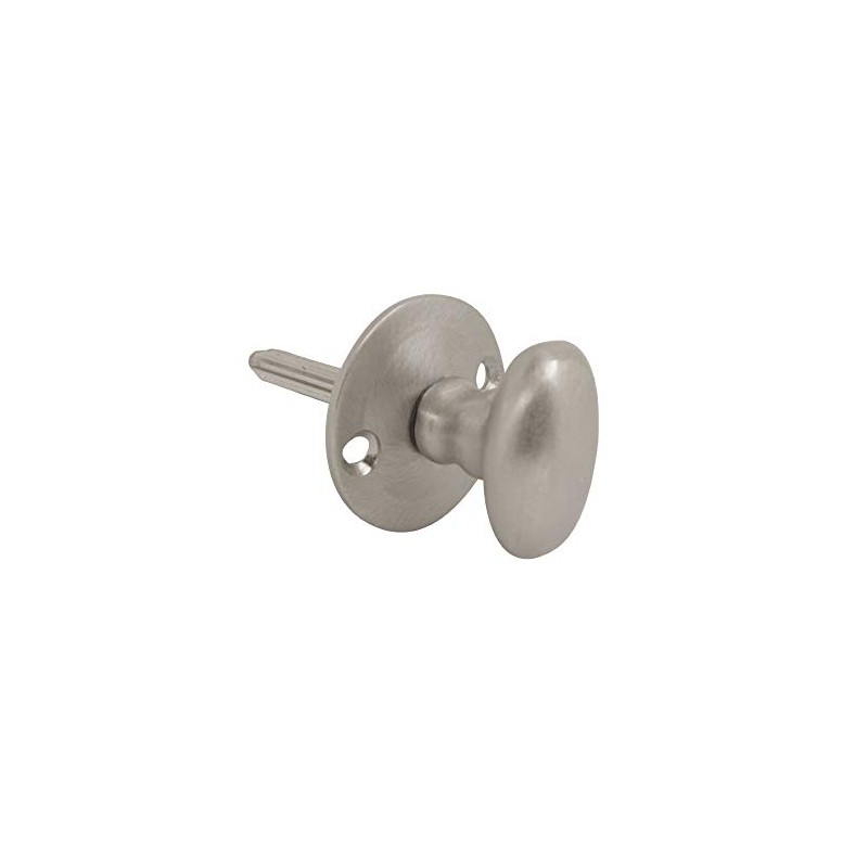 Lunn Hardware Satin Chrome Oval Thumb Turn for Security Bolt