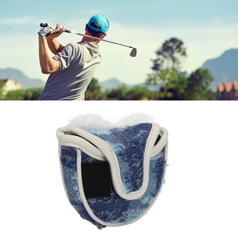 Plush Rabbit Golf Club Head Cover Half Round Cute Cartoon