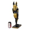 Large Egyptian God Of The Dead Mummification Anubis With Was