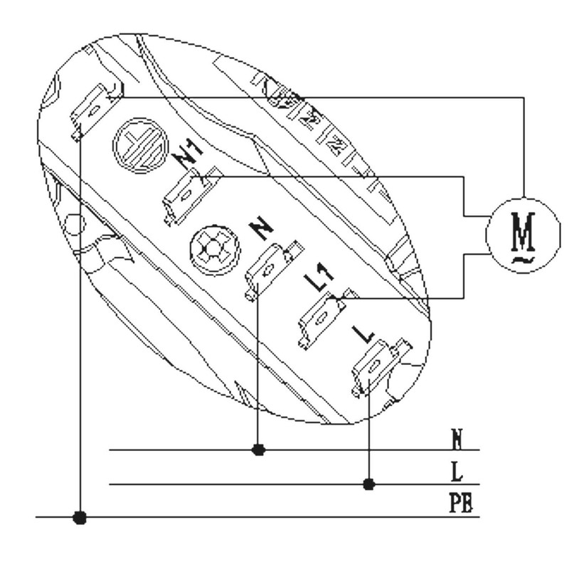 Agora-Tec at 003 001 006 at-dwv-10 Pressostat Cable for Pump