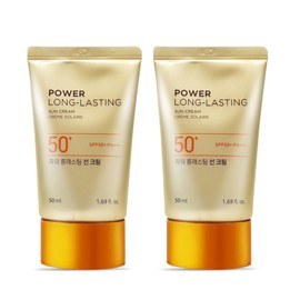 The Face Shop Meoncell 1+1 The Face Shop Natural Sun Eco Power Long Lasting Sun Cream 50ml / 메온셀 1+1더페이스샵 내추럴선 에코파워 롱래스팅선크림50ml