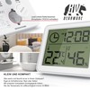 CSL Digital Mini Thermo-Hygrometer, Indoor Thermometer, Room Thermometer, Temperature and