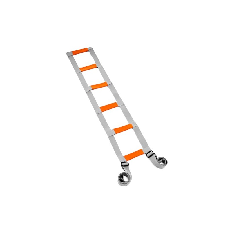 QWORK Bed Ladder with 6 Foam Handles - 2.45 m
