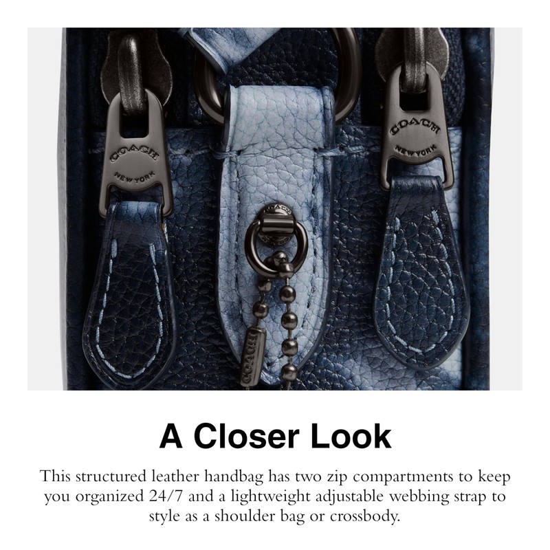 Coach Charter Crossbody 24, Midnight Navy Multi