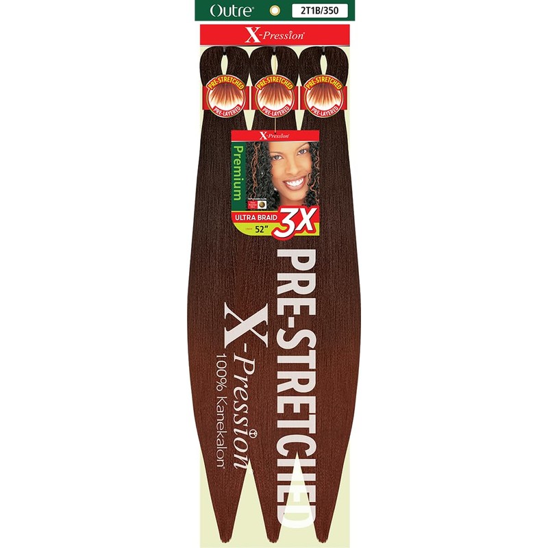Outre X-Pression Braid - Pre Stretched Braid 52" 3X (3