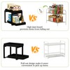 APRTAT 2 Pack Under Sink Organizer, Bamboo Wooden 2-Tier Pull-Out