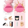 EIGSHOW Powder Puff Triangle Plush Loose Makeup Puff for Powder,