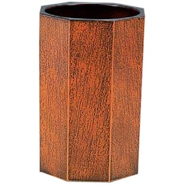 Octagon Wood Chopsticks Placket 栃 Plush Black Large [Product Code] 7596100