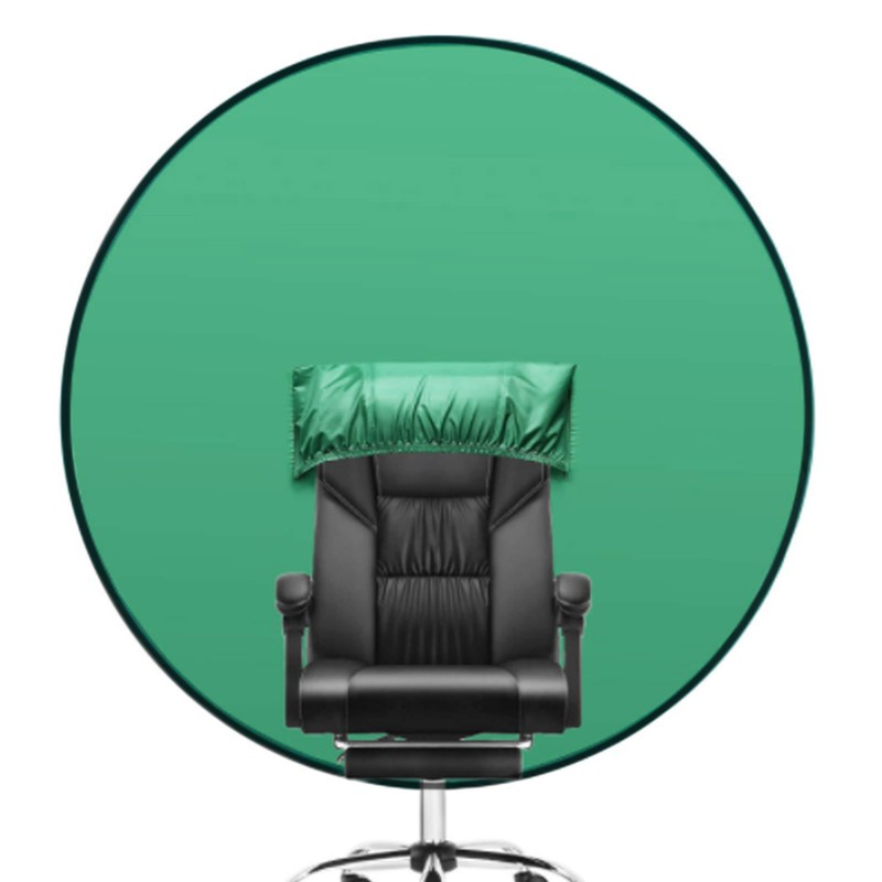 2 in 1 142cm Round Blue Green Screen Backdrop Double
