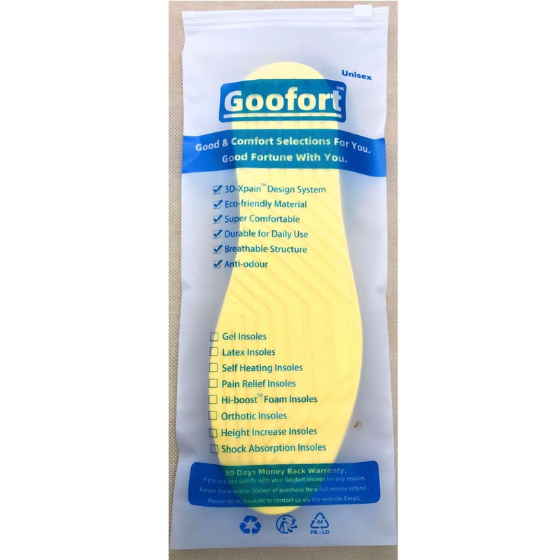 Goofort Orthotic Insoles for X Feet O-Leg
