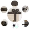 TSMST 4FT Sliding Barn Door Hardware Kit, Heavy Duty Sturdy