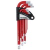 Takagi HANDIWORK Color Coated Hex Wrench Ball Point, Red, Set