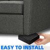Bekith 4 Pack Anti Vibration Pads, Ribbed Rubber Vibration Isolation