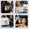 YIKECASE Key Fob Cover with Diamond Keychain Car Key Holder