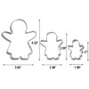 Funny Gingerbread Man Cookie Cutters, Boy and Girl Cookie Cutter