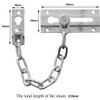 TERF® Heavy Duty Door Chain Polished Chrome Internal and External