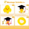 Mwmoeen Funny Academic Rubber Duck with Diploma, Pack of 2