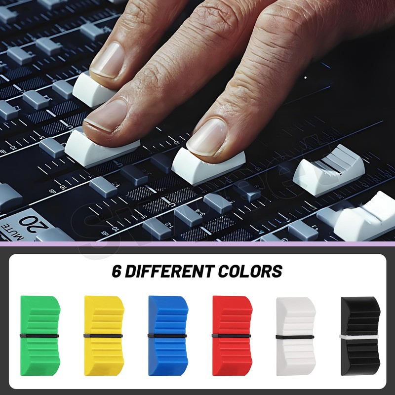 Swpeet 90pcs 6 Colours 8 x 1.2 mm Straight Slider