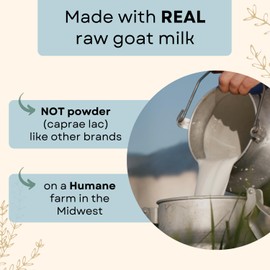 Way Natural Real Goat Milk Lotion, Unscented - Soothing & Creamy, 2oz Tube - Goat Milk Hand Cream, Goat Milk Body Lotion - Unscented Lotion Travel Size