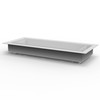 3x10-Breeze-All Metal-Air Vent-Drop in Vent -White - Elegant Design