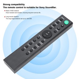214 Remote Control Replacement Fit for Sony HT-RT3 HT-CT390 SA-CT390 SA-WCT390 RMT-AH200U Soundbar