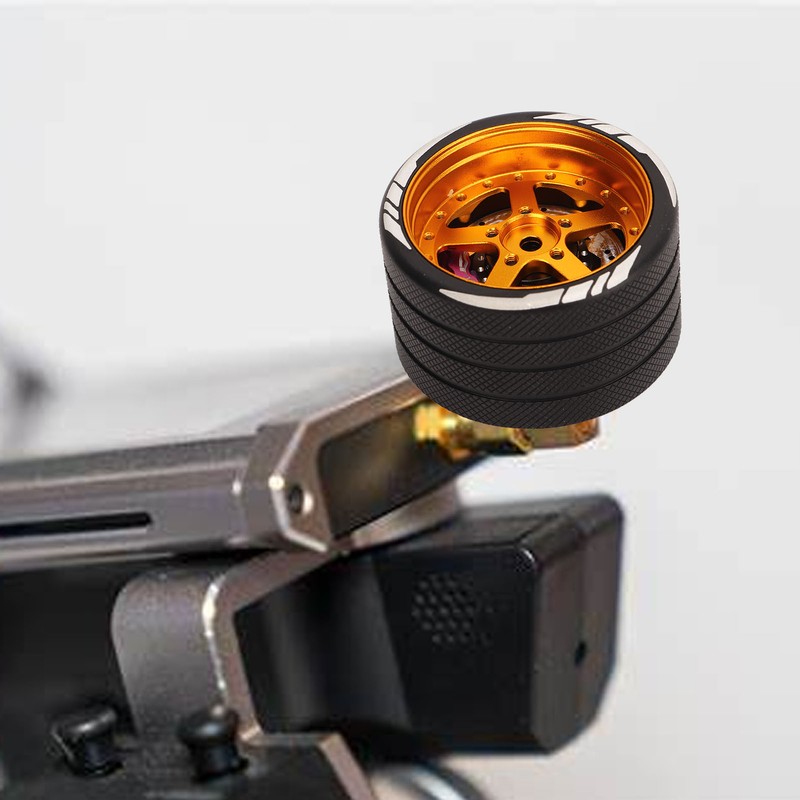 RC Transmitter Steering Wheel Aluminum Alloy Trigger One Handed Control