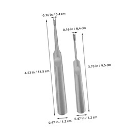 Gatuida Effortless Leather Edge Beveling 4pcs Grooving Machine for Craft Diy Skiving Tools