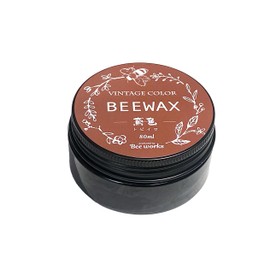 Vintage Color Beeswax Wax BEEWAX (Brown), 2.8 fl oz (80 ml)