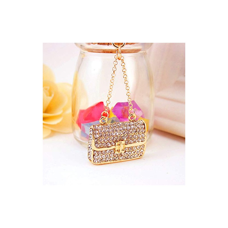 Keychain for Women Crystal Rhinestone cute Key Chains Sparkling Charm