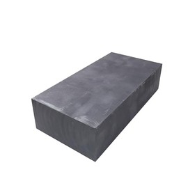 OTOOLWORLD 99.9% Purity Graphite Ingot Block EDM Graphite Plate Milling Surface (200MMx100MMx50MM)
