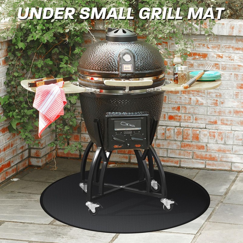 Rumlick 48" Fire Pit Mat for Solo Stove Yukon, Round