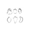 JOKUMO Fruit Cookie Cutters Set – 6PC High Grade 430
