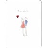 PAPYRUS VALENTINES CARD NIP MSRP $5.95 SMITTEN CARD (N5)