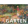 Postkarten-Set Gärten: 18 Kunstpostkarten aus hochwertigem Karton. ca. 0,28€ pro