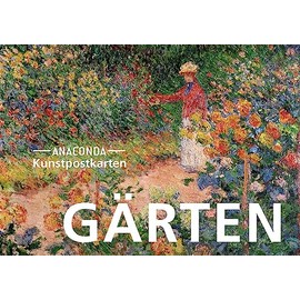 Postkarten-Set Gärten: 18 Kunstpostkarten aus hochwertigem Karton. ca. 0,28€ pro Karte (Anaconda Postkarten, Band 7)