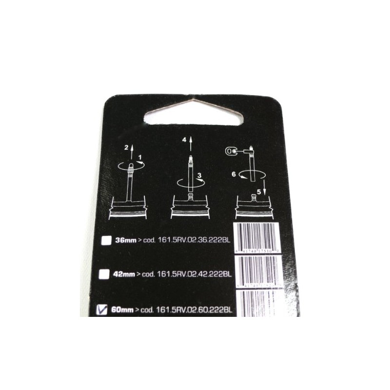 Vittoria Fully Removable Aluminium Valve Red 60mm x2 & Spanner