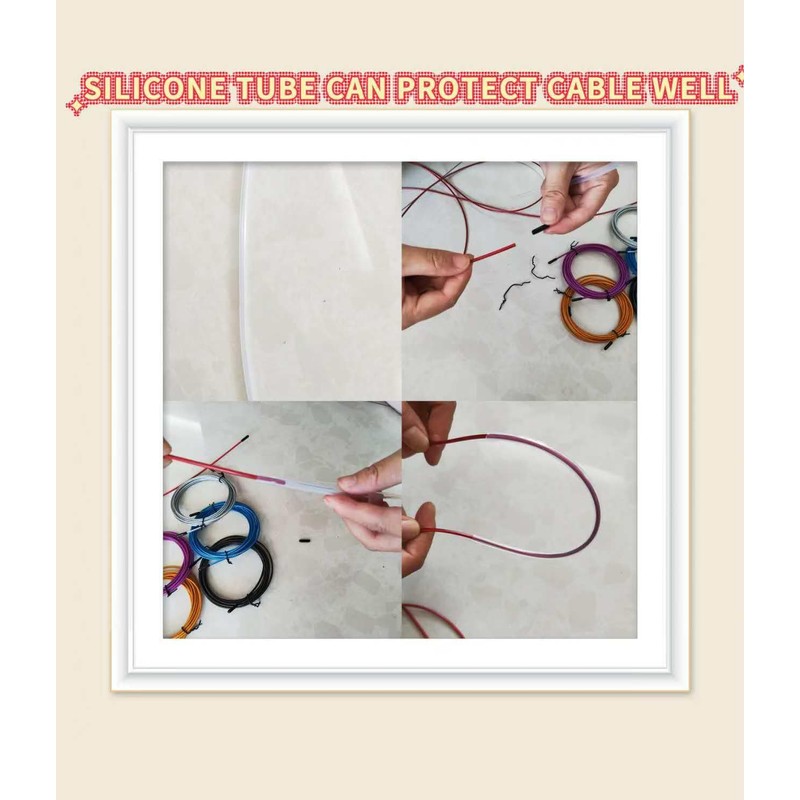 Replacement Cable for Speed Jump Rope, 6pcs 10ft Stainless Steel