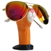 TXXMA Wood Eyeglass Stand Handmade Carved Spectacle Holder Sunglass Holder