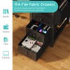 Lufeiya L Shaped Gaming Desk with Drawers & Storage Shelves,
