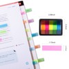 Golcellia 300 Pcs, Transparent Sticky Notes, Page Markers, Sticky Tabs,
