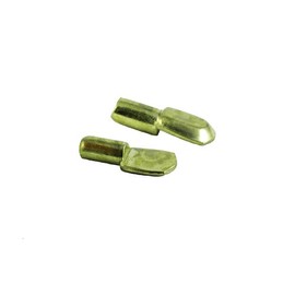 Lot Of (20) to Book "Shelf Bracket, Metal, Brass Gold Plated